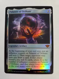 MTG Lord of the Rings-Palantir of Orthanc Foil-NM-247 - Image 3