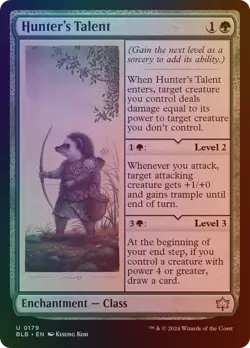 Hunter's Talent - BLB #179 | FOIL | NM | MTG - Image 1
