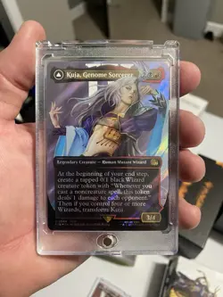 Kuja, Genome Sorcerer (Borderless) (Surge Foil) Final Fantasy Foil MTG NM - Image 1