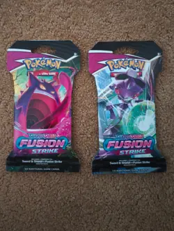Pokemon TCG Sword & Shield 08 Fusion Strike 2 Sleeved Booster Packs - Image 1