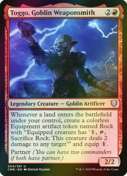 MTG Toggo, Goblin Weaponsmith Foil ** Commander Legends ** English (NM) - Image 2