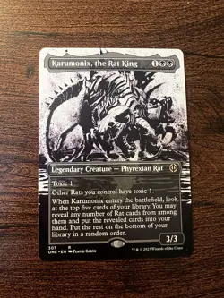 Karumonix, the Rat King (Showcase) #307 NM Phyrexia All Will Be One Magic MTG - Image 1