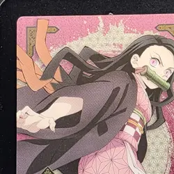 Nezuko Kamado Demon Slayer Card CCG Japanese BANDAI #2583145 #002 0716 - Image 3