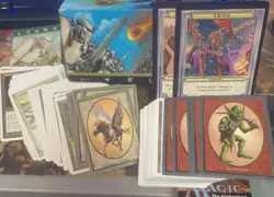 Magic the Gathering Anthologies Box Set, Used DECKS + OVERSIZED CARDS etc. - Image 2