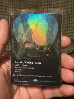 Evendo, Waking Haven (Borderless) Edge of Eternities Foil MTG 279 - Image 1