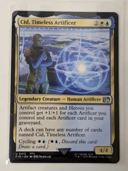 Cid, Timeless Artificer (0415) MTG Final Fantasy / English / Near Mint / FFX - Image 1