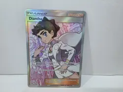 Diantha 130/131 - Pokemon TCG Forbidden Light Sun & Moon Full Art Ultra Card NM - Image 1