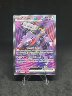 Pokemon White Flare Genesect EX 161/086 Ultra Rare Full Art NM - Image 1