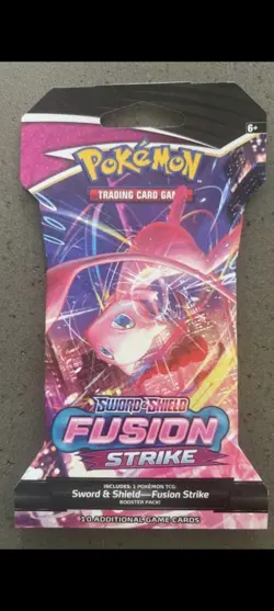 Pokemon Fusion Strike Full Art Set 4 Factory Sealed Sleeved Booster Packs - Image 3