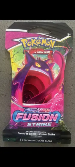 Pokemon Fusion Strike Full Art Set 4 Factory Sealed Sleeved Booster Packs - Image 5
