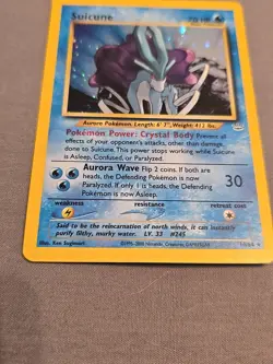 Suicune 14/64 Neo Revelation Holo Rare Pokemon Card Good Condition! - Image 5