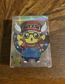 Pikachu Holo Custom Cosplay Set of 55 Cards Sealed Box Pokemon Super Heroes - Image 1