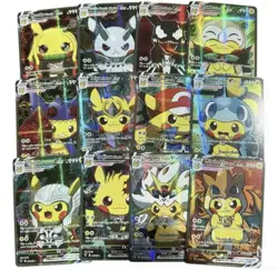 Pikachu Holo Custom Cosplay Set of 55 Cards Sealed Box Pokemon Super Heroes - Image 7