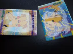 Pokemon Bandai Promo Waterproof Bathroom Menko Card Pikachu x2 SET #5530 - Image 2