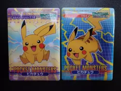 Pokemon Bandai Promo Waterproof Bathroom Menko Card Pikachu x2 SET #5530 - Image 23