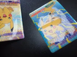 Pokemon Bandai Promo Waterproof Bathroom Menko Card Pikachu x2 SET #5530 - Image 7