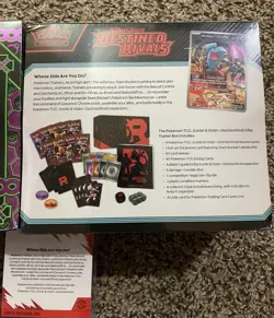 In Hand SEALED Pokemon ETB Booster Bundle Destined Rivals Shrouded Fable New TCG - Image 12