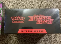 In Hand SEALED Pokemon ETB Booster Bundle Destined Rivals Shrouded Fable New TCG - Image 16