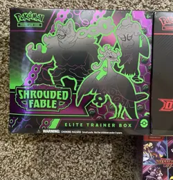 In Hand SEALED Pokemon ETB Booster Bundle Destined Rivals Shrouded Fable New TCG - Image 3