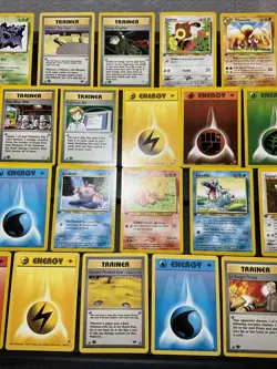 (30) Pokemon Non Holo Card VTG 1ST EDITION 1999 Lot Gym Shadowless Piloswine - Image 7