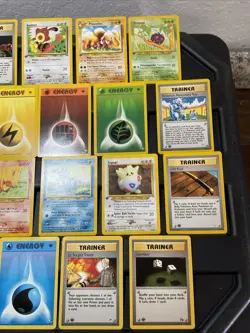(30) Pokemon Non Holo Card VTG 1ST EDITION 1999 Lot Gym Shadowless Piloswine - Image 8