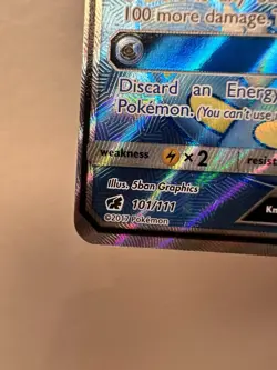 POKEMON TCG GYARADOS GX ULTRA RARE SUN & MOON CRIMSON INVASION 101/111 - Image 4