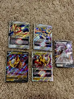 Pokémon TCG Ultra Rare V Card Lot of 5 MINT Giratina VSTAR Arceus Full Art - Image 1