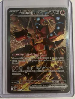 Volcanion EX 182/159 Pokémon TCG Journey Together Special Illustration Card - Image 3