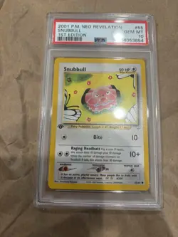 Pokemon TCG Subbull 1st Edition 2001 Neo Revelation Non-Holo PSA 10 - Image 2