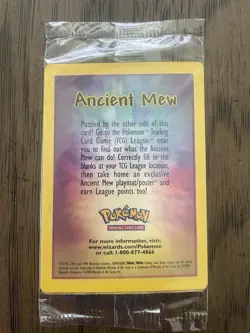 SEALED Ancient Mew Pokémon Card! Pokémon The Movie 2000 - 20x Cards - Image 1