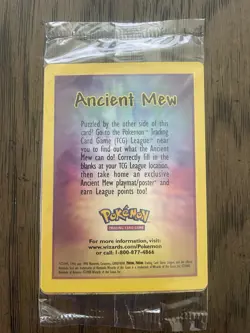 SEALED Ancient Mew Pokémon Card! Pokémon The Movie 2000 - 20x Cards - Image 10