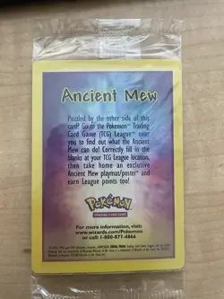 SEALED Ancient Mew Pokémon Card! Pokémon The Movie 2000 - 20x Cards - Image 8