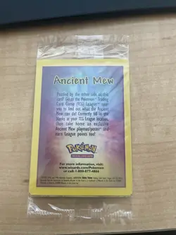 SEALED Ancient Mew Pokémon Card! Pokémon The Movie 2000 - 20x Cards - Image 9