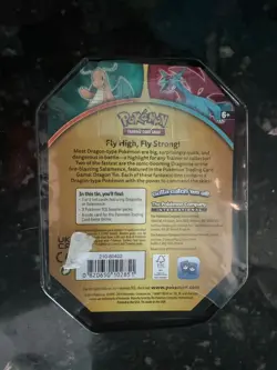 Sealed Pokemon Salamence/Dragonite Tin. 3 Booster Packs. - Image 2