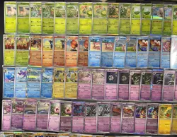 Pokémon Prismatic Evolutions Near Complete Bulk Set W/ Holo 202 Cards - Image 11