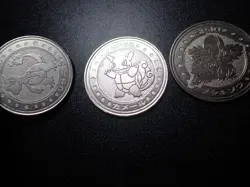 Pokemon Card Meiji Promo Battle Coin x3 Charmeleon Wartortle Ivysaur #5444 - Image 5