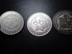 Pokemon Card Meiji Promo Battle Coin x3 Charmeleon Wartortle Ivysaur #5444 - Image 6