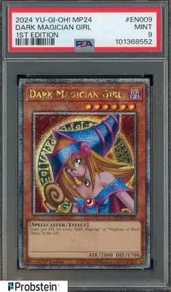 2024 Yu-Gi-Oh! MP24 1st Edition #EN009 Dark Magician Girl PSA 9 MINT - Image 3