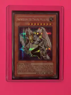Yu-Gi-Oh! Valkyrion The Magna Warrior SDD-001 Prismatic Secret Rare NM-Mint - Image 1