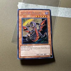 Yugioh Vampire Dragon EXVC-EN081 Secret Rare 1st Edition NM - Image 1