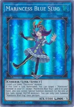 *** MARINCESS BLUE SLUG *** 1ST EDITION SUPER RARE MP20-EN118 YUGIOH! - Image 2