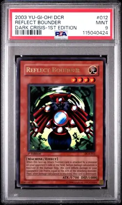 2003 Yu-Gi-Oh! Reflect Bounder Dark Crisis DCR 1st Edition Ultra Rare PSA 9 - Image 1
