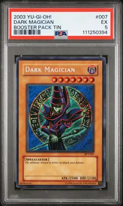 Yu-Gi-Oh! - Dark Magician 2003 BPT-007 1st Edition PSA 5 - Image 3