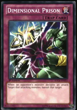 Yu-Gi-Oh! - Dimensional Prison 2014 SDCR-EN033 Common 1st Edition - Image 3