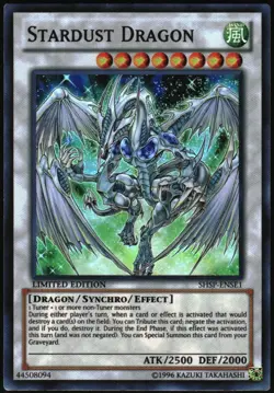 Yu-Gi-Oh! - Shadow Specters Stardust Dragon 2013 SHSP-ENSE1 SR Limited Edition - Image 1