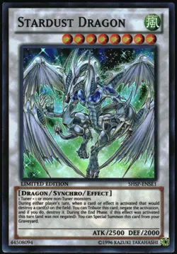 Yu-Gi-Oh! - Shadow Specters Stardust Dragon 2013 SHSP-ENSE1 SR Limited Edition - Image 3