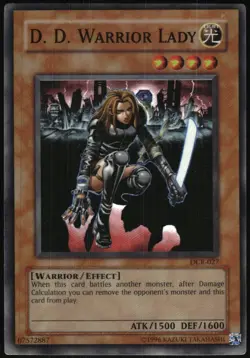 Yu-Gi-Oh! - Dark Crisis D.D. Warrior Lady 2003 DCR-027 Super Rare Unlimited - Image 1