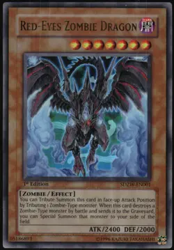 Yu-Gi-Oh! - Zombie World Structure Red-Eyes Zombie Dragon 2008 SDZW-EN001 - Image 3