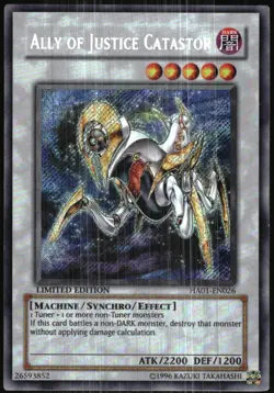 Yu-Gi-Oh! - Hidden Arsenal Ally of Justice Catastor 2009 HA01-EN026 - Image 3