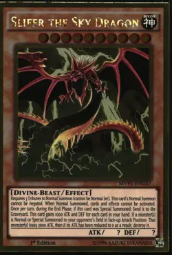 Yu-Gi-Oh! - The Dark Side of Dimensions: Movie Pack Slifer Sky Dragon MVP1-ENG57 - Image 1